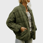 Estelle | Quilted Comfort Jacket with Round Neck