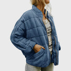 Estelle | Quilted Comfort Jacket with Round Neck