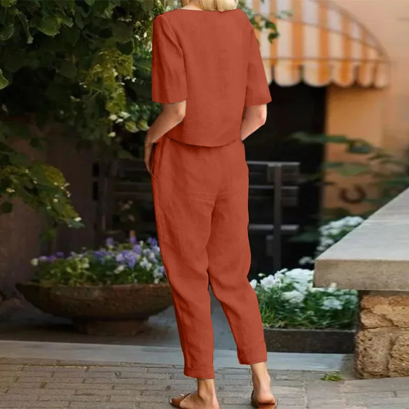 Susanna | Linen Two-Piece Set