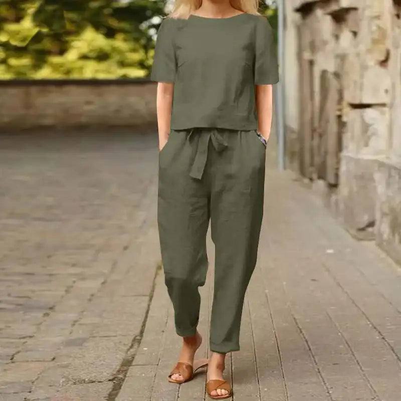 Susanna | Linen Two-Piece Set