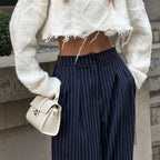 Alaia | Striped Fitted Trousers
