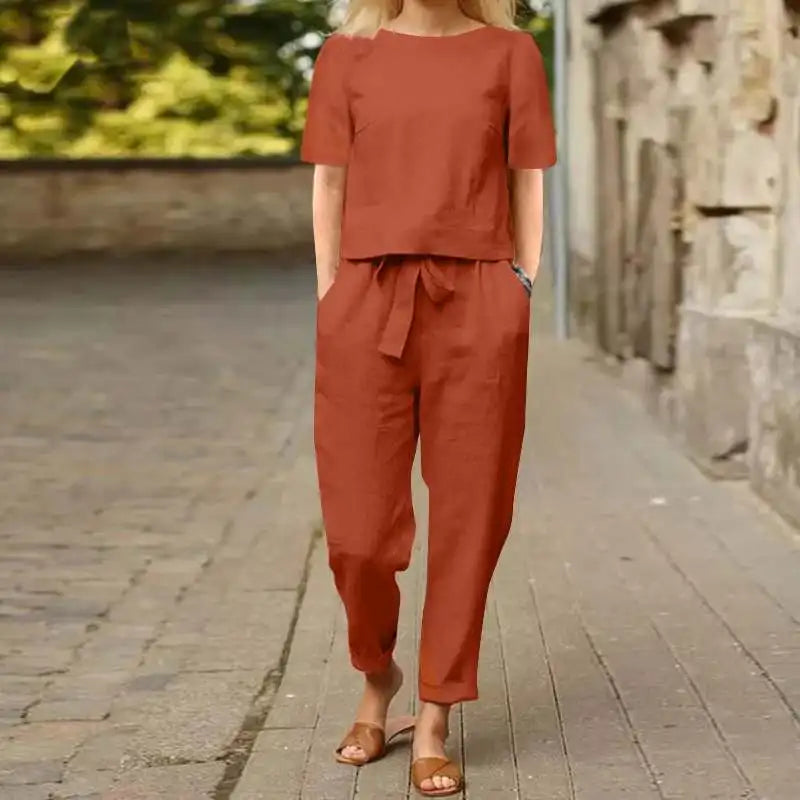 Susanna | Linen Two-Piece Set