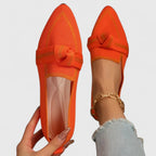 Brielle | Orthopedic Bow Detail Flat Loafers