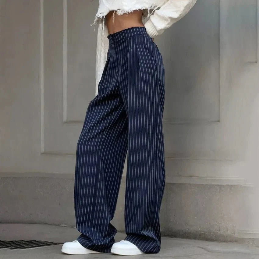 Alaia | Striped Fitted Trousers