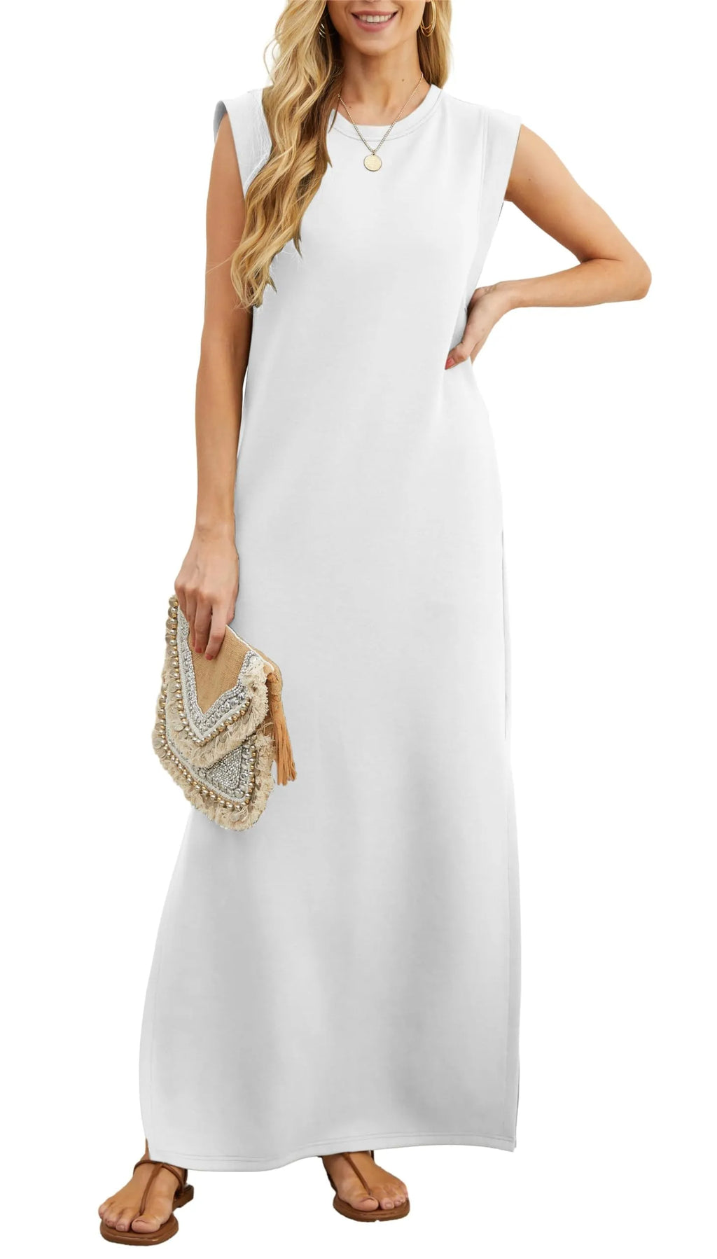 Whitney | Cozy Pocket Maxi Dress
