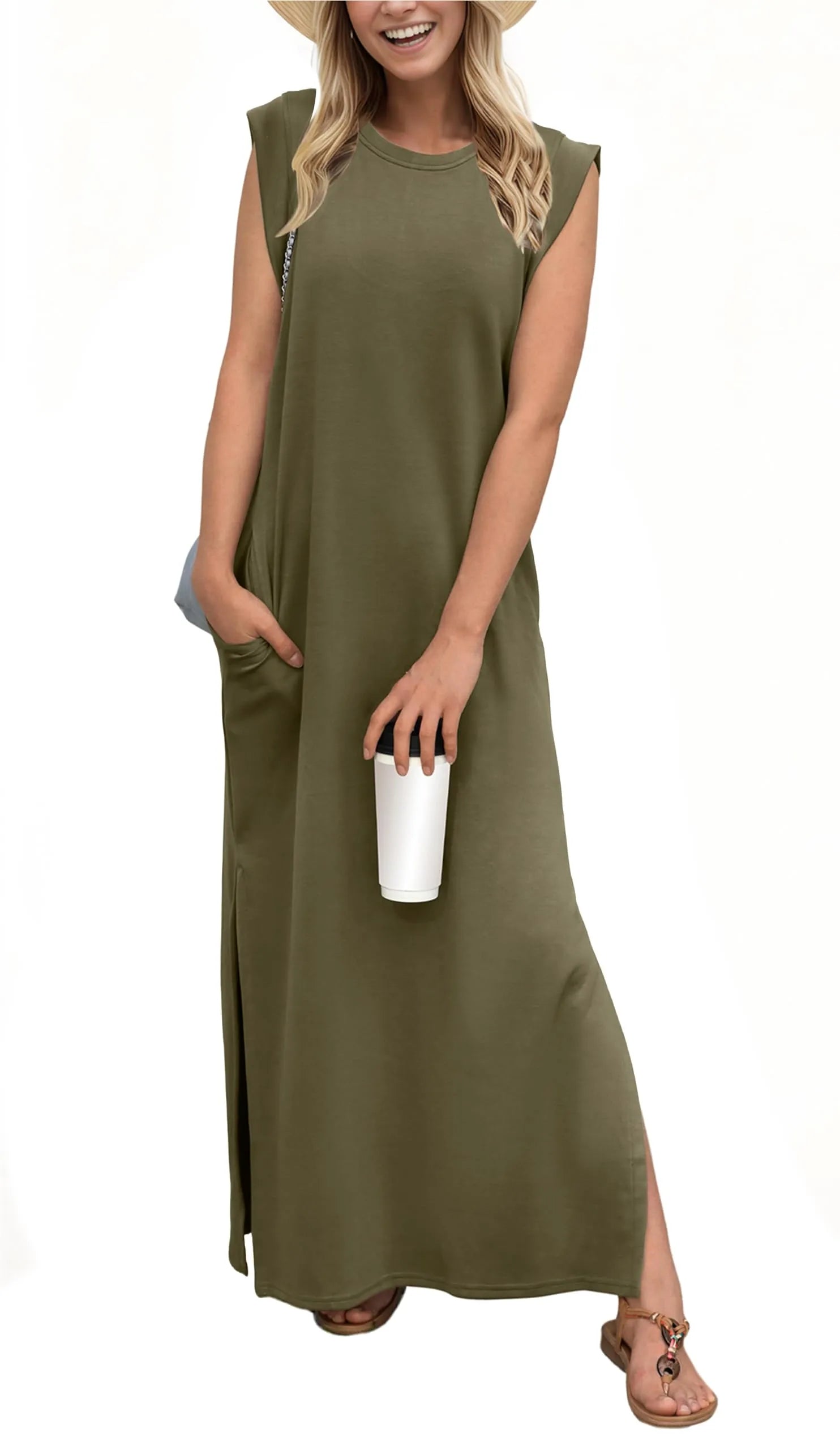 Whitney | Cozy Pocket Maxi Dress