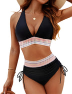 Paige | Tummy Control Bikini Set with Drawstring