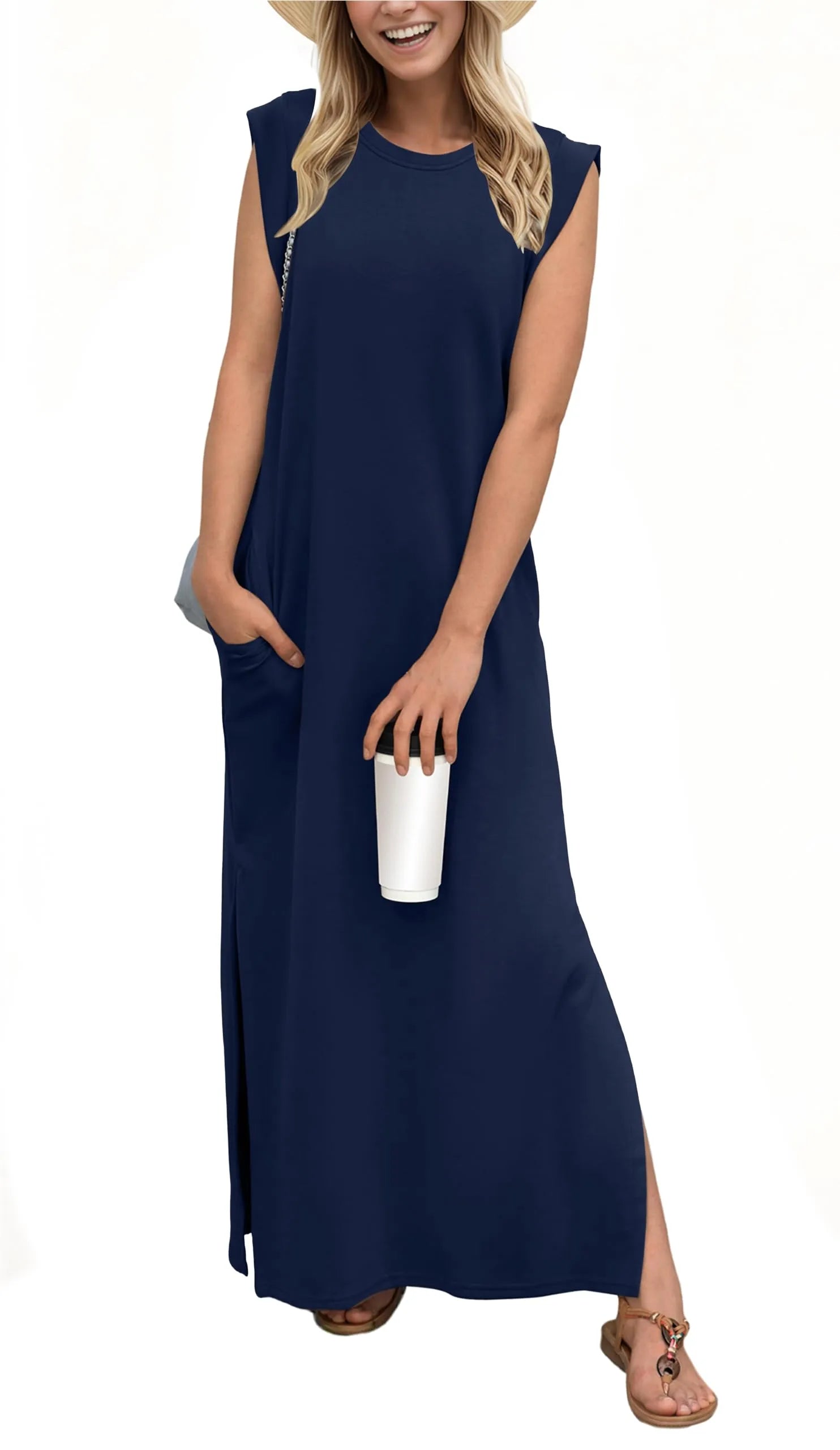 Whitney | Cozy Pocket Maxi Dress
