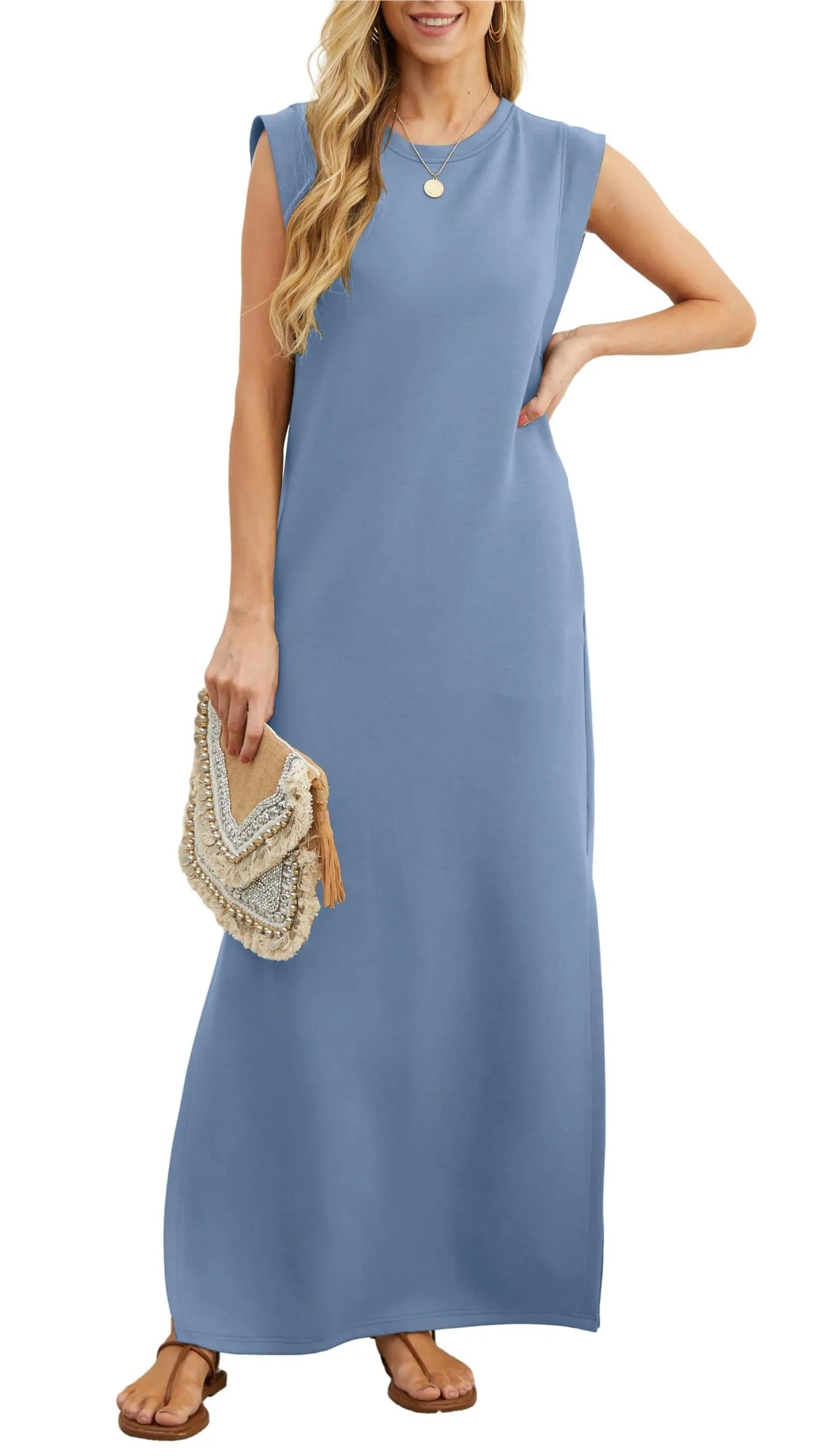 Whitney | Cozy Pocket Maxi Dress