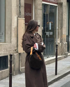 Charlie | Wool-Blend Belted Trench Coat