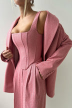 Valentina | Women's Three-Piece Set with Double-Breasted Blazer