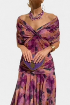 Fiona | Off-Shoulder Elegant Maxi Dress