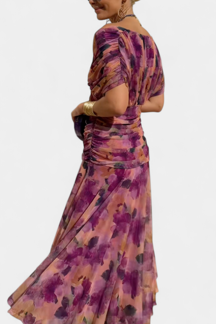 Fiona | Off-Shoulder Elegant Maxi Dress