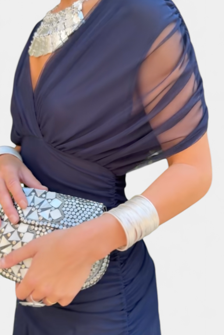 Fiona | Off-Shoulder Elegant Maxi Dress