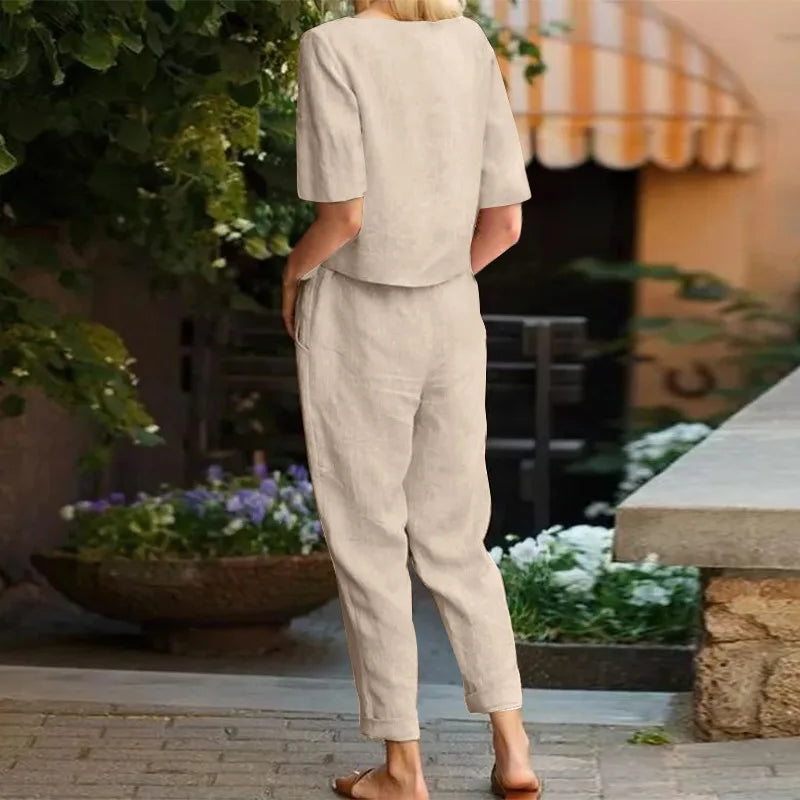 Susanna | Linen Two-Piece Set