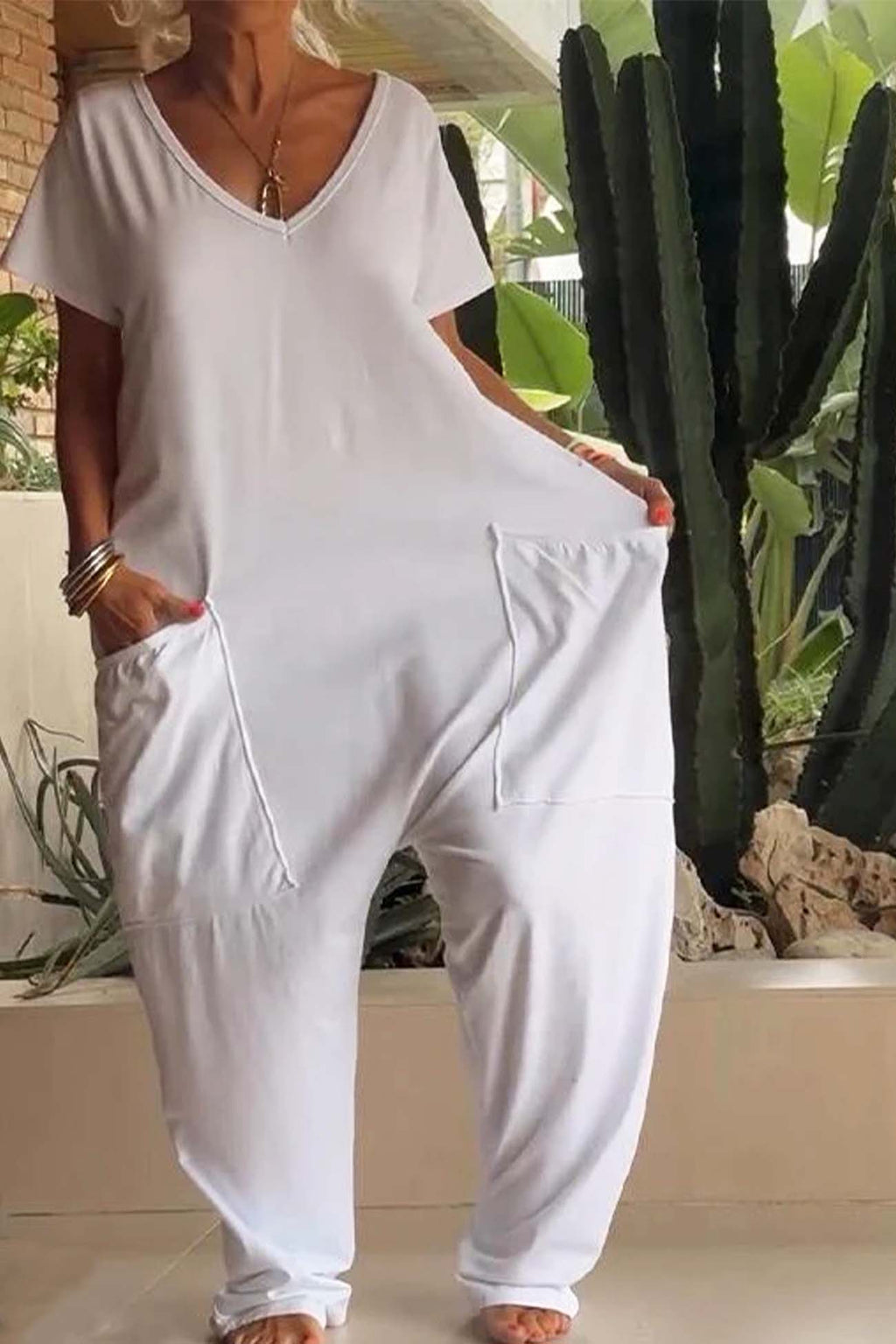Marielle | Casual V-Neck Jumpsuit