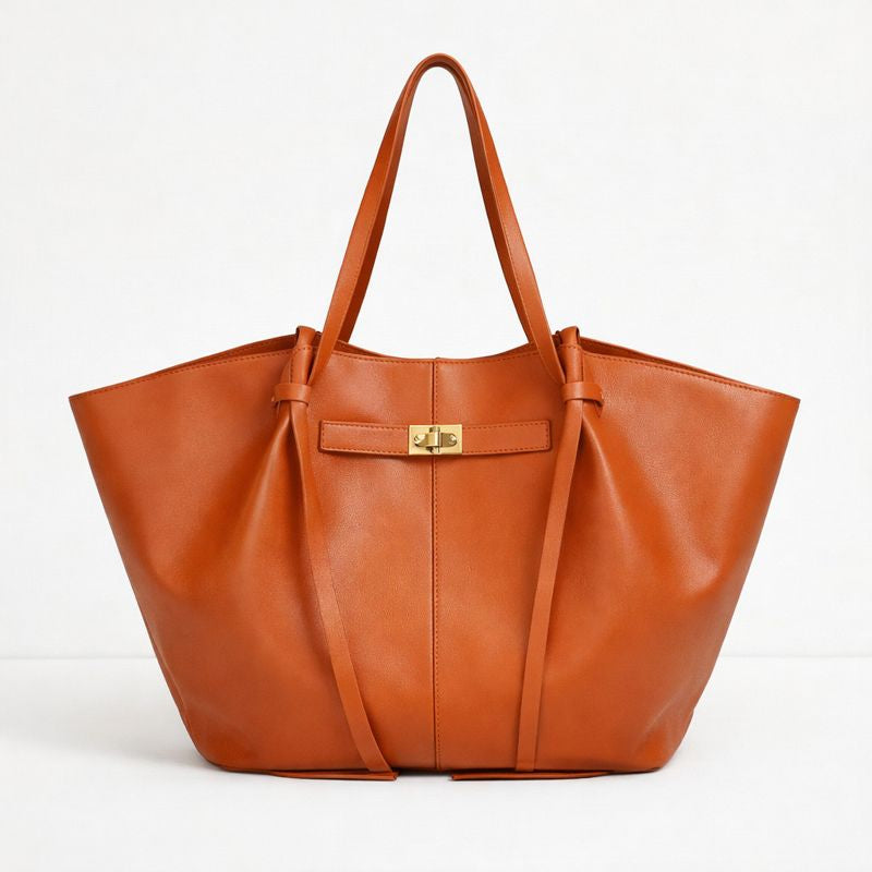 Lianne | Buckle Detail Structured Tote Bag