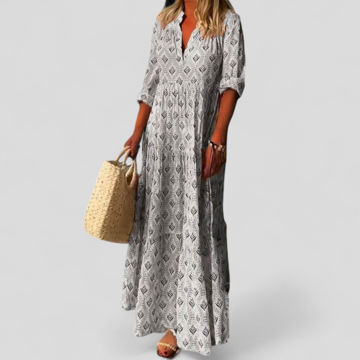 Sadie | Boho Tiered Maxi Dress