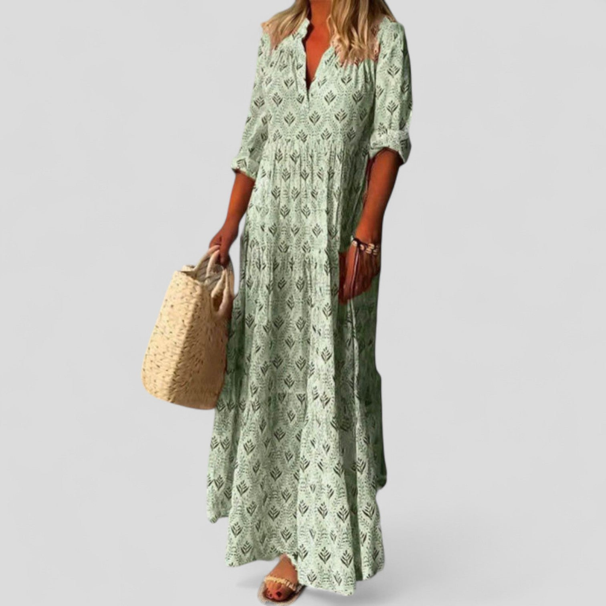 Sadie | Boho Tiered Maxi Dress