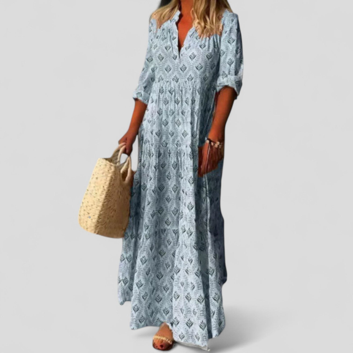 Sadie | Boho Tiered Maxi Dress