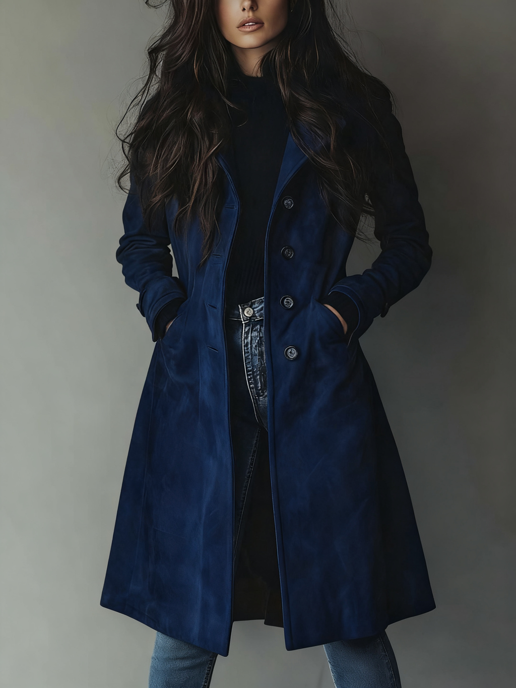 Priscilla | Suede Trench Coat