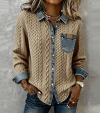 Ava | Braided Knit Top
