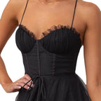 Adriana | Women's Sleeveless Midi Dress with Tie Waist