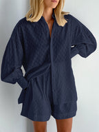Wren | Women's Longline Stylish Shirt & Shorts Set