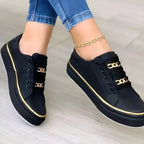 Ellie | Orthopedic Chain Detail Sneakers