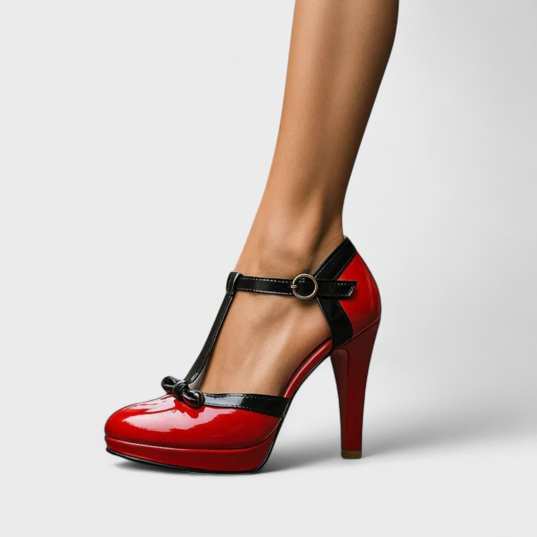 Sutton | Orthopedic T-Strap Platform Heels