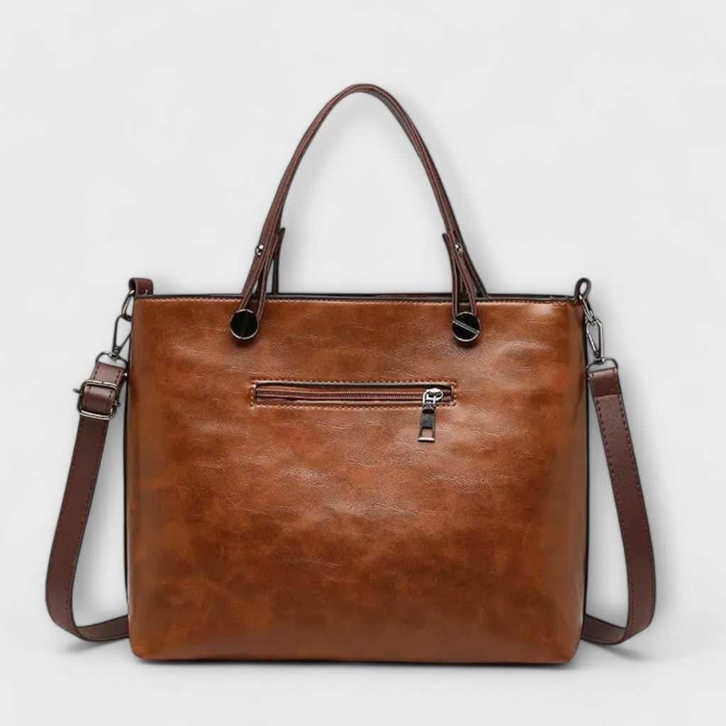 Sabrielle | Vintage Tote with Twin Front Pockets