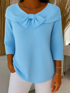 Helena | Bow Detail Knit Sweater