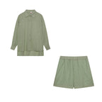 Wren | Women's Longline Stylish Shirt & Shorts Set