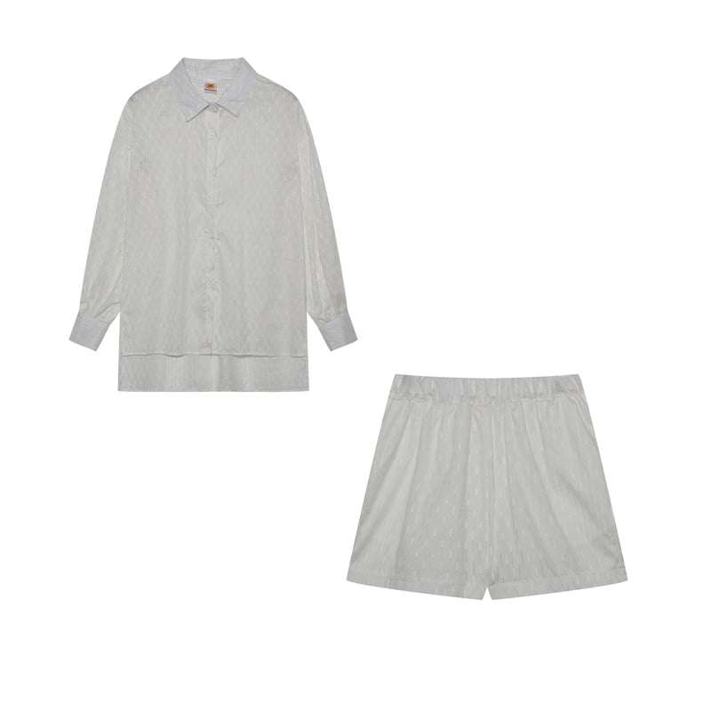 Wren | Women's Longline Stylish Shirt & Shorts Set