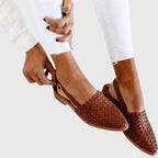 Hazel | Orthopedic Woven Flat Loafers