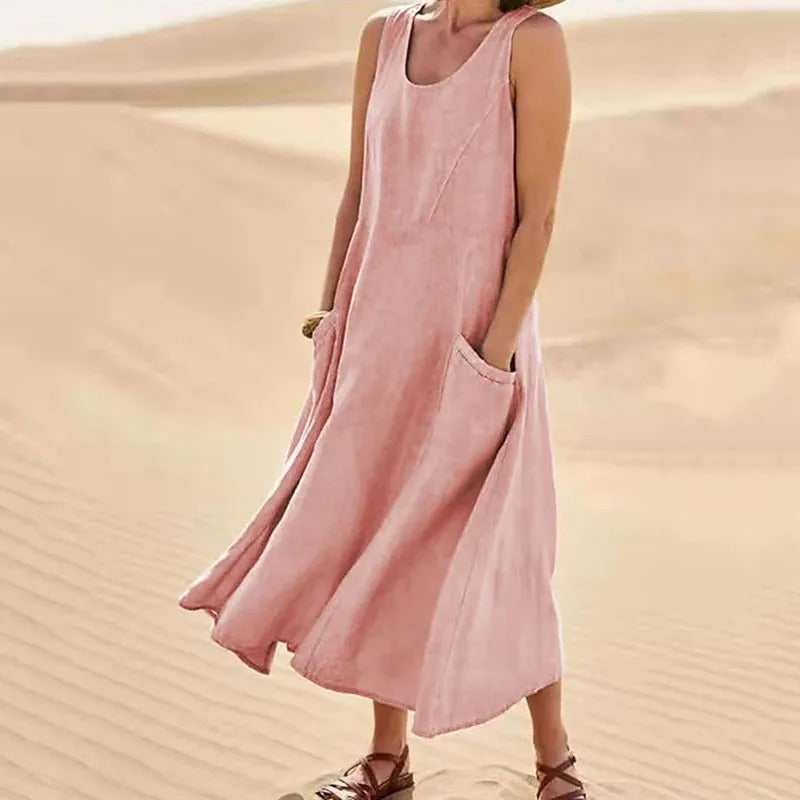 Tessa | Summer Linen Dress