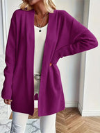 Flora | Women's Longline Relaxed Cozy Cardigan