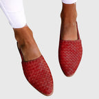 Hazel | Orthopedic Woven Flat Loafers