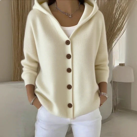 Teri | Hooded A-Line Cardigan