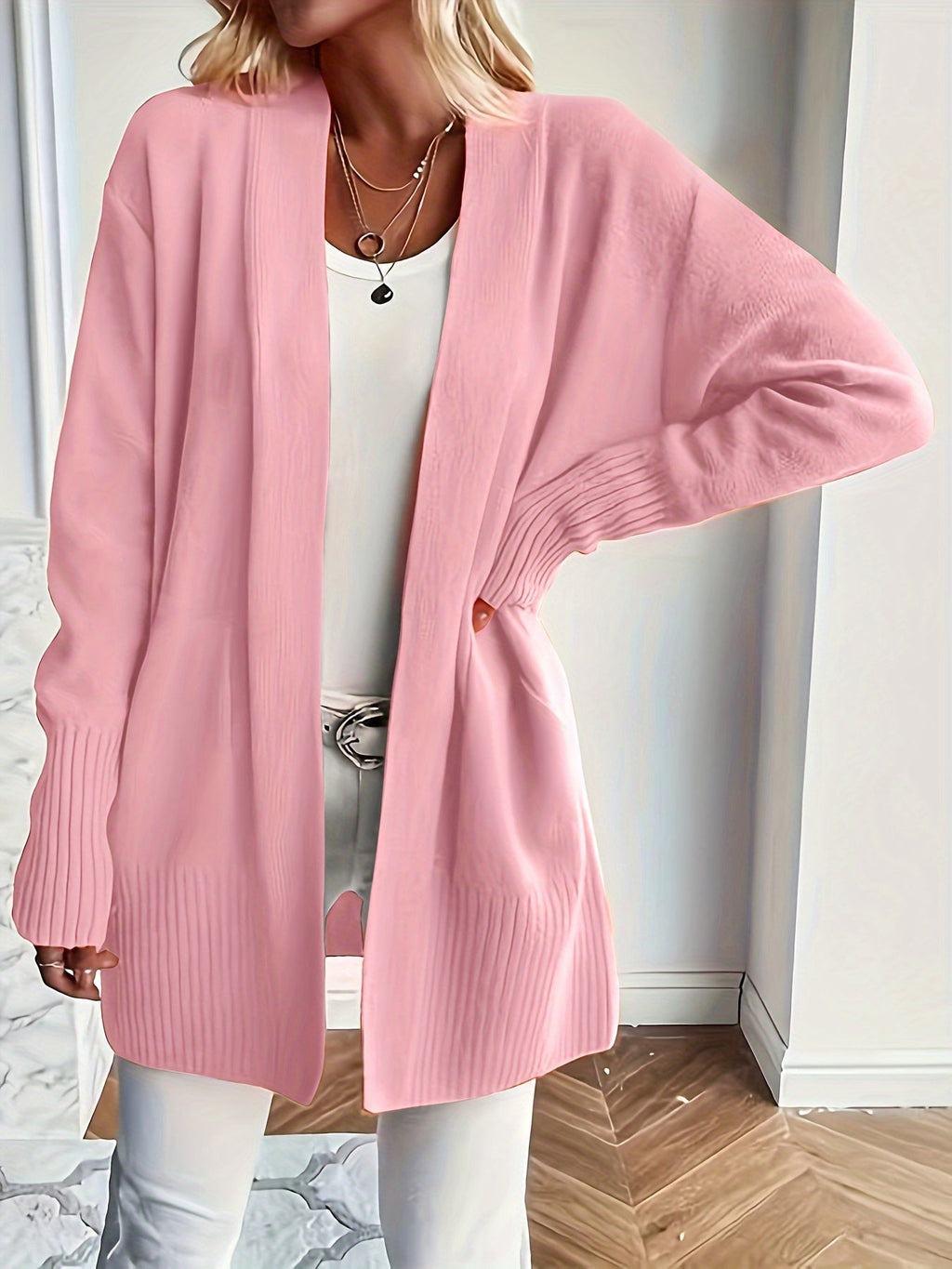 Flora | Women's Longline Relaxed Cozy Cardigan