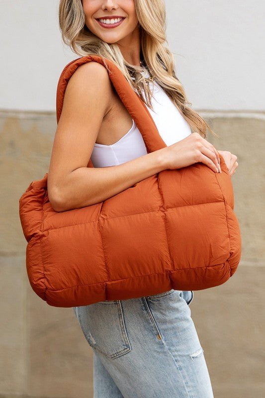 Marcy | Puffer Tote