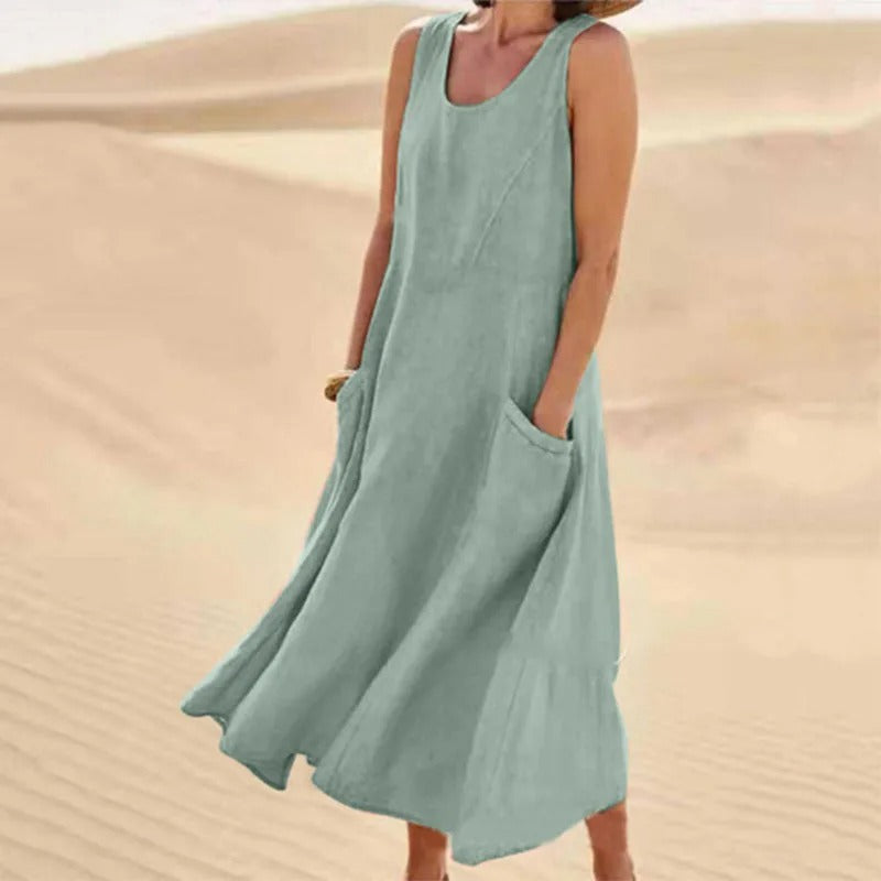 Tessa | Summer Linen Dress