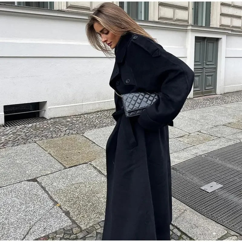 Sophie | Oversized Double-Breasted Winter Coat