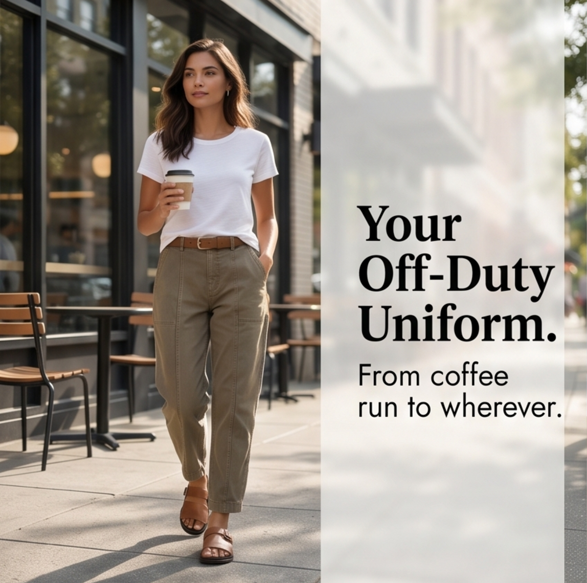 Beatrice | High Waist Tapered Trousers with Pockets