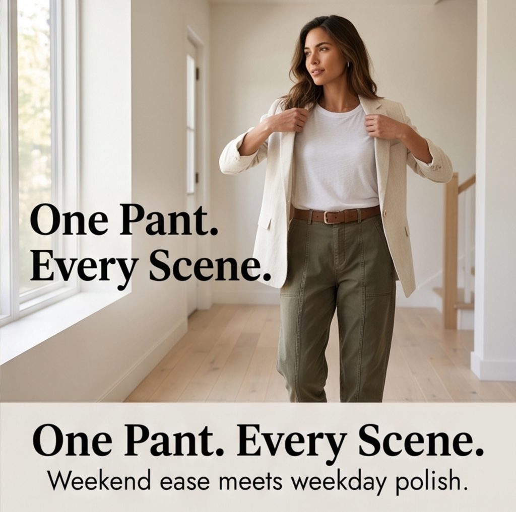 Beatrice | High Waist Tapered Trousers with Pockets