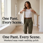 Beatrice | High Waist Tapered Trousers with Pockets
