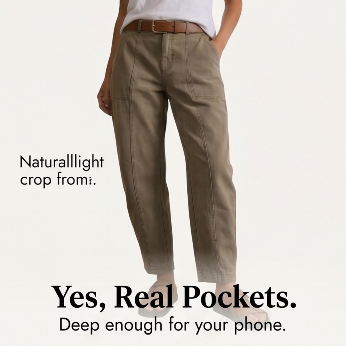 Beatrice | High Waist Tapered Trousers with Pockets