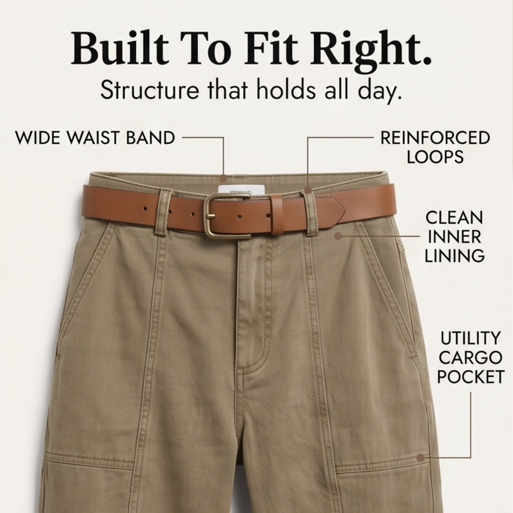 Beatrice | High Waist Tapered Trousers with Pockets