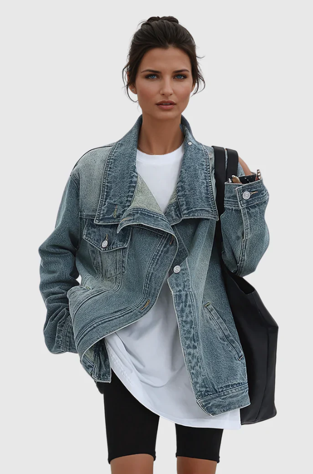 Zora | Women's Artistic Denim Jacket