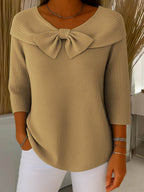 Helena | Bow Detail Knit Sweater